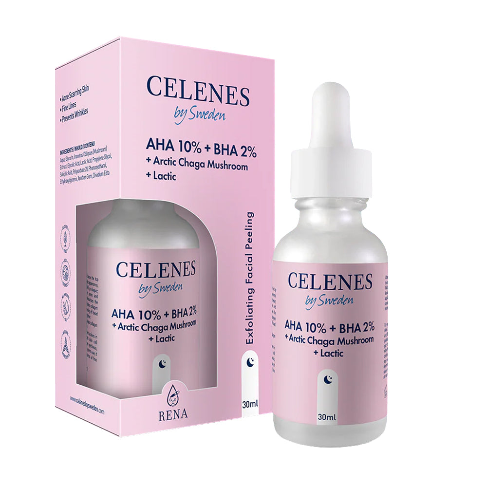 Rena Aha 10 % + Bha 2 % + Mjölksyra + Arktisk Chaga-Svamp