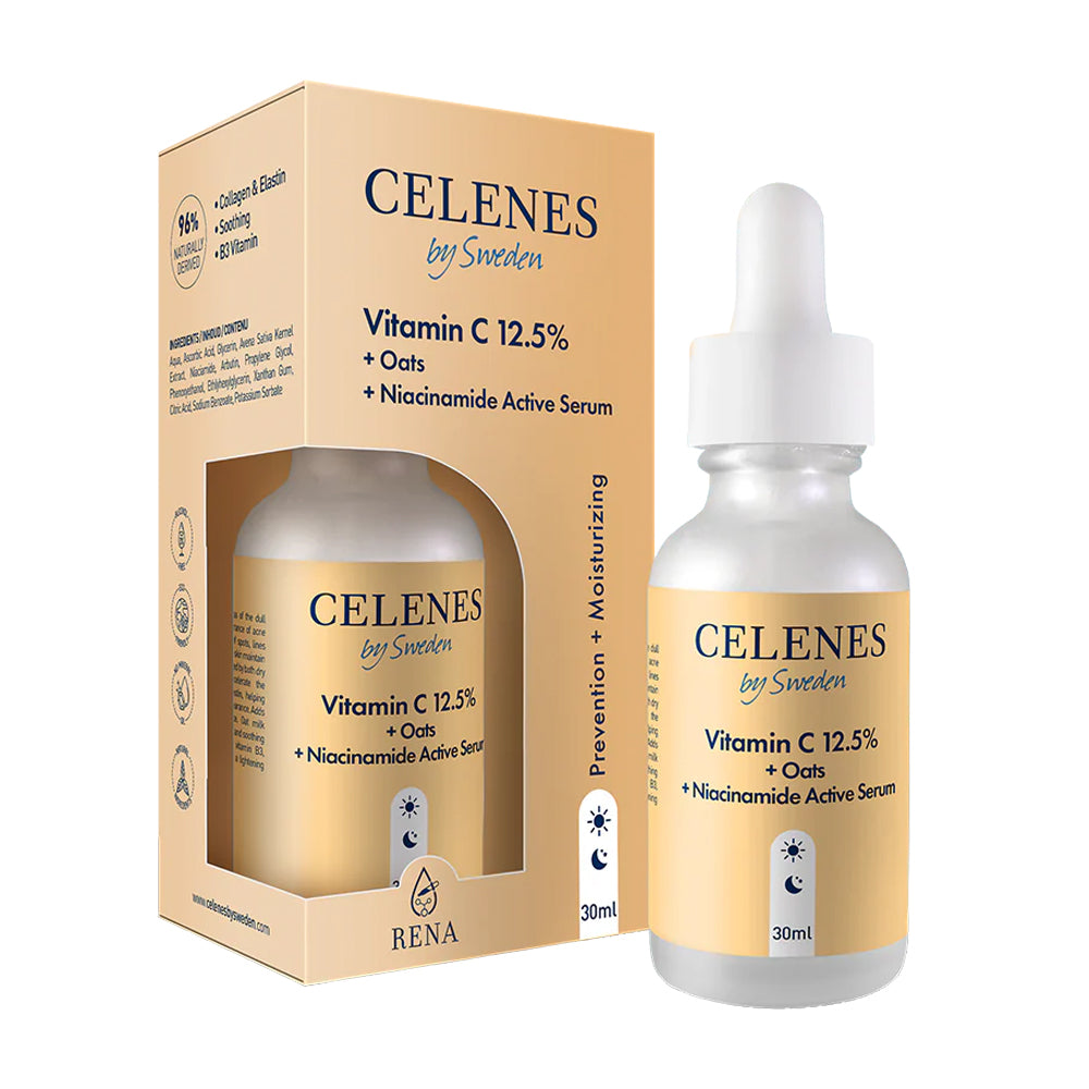 Rena Vitamin C 12,5 % + Havre + Niacinamide Aktivt Serum