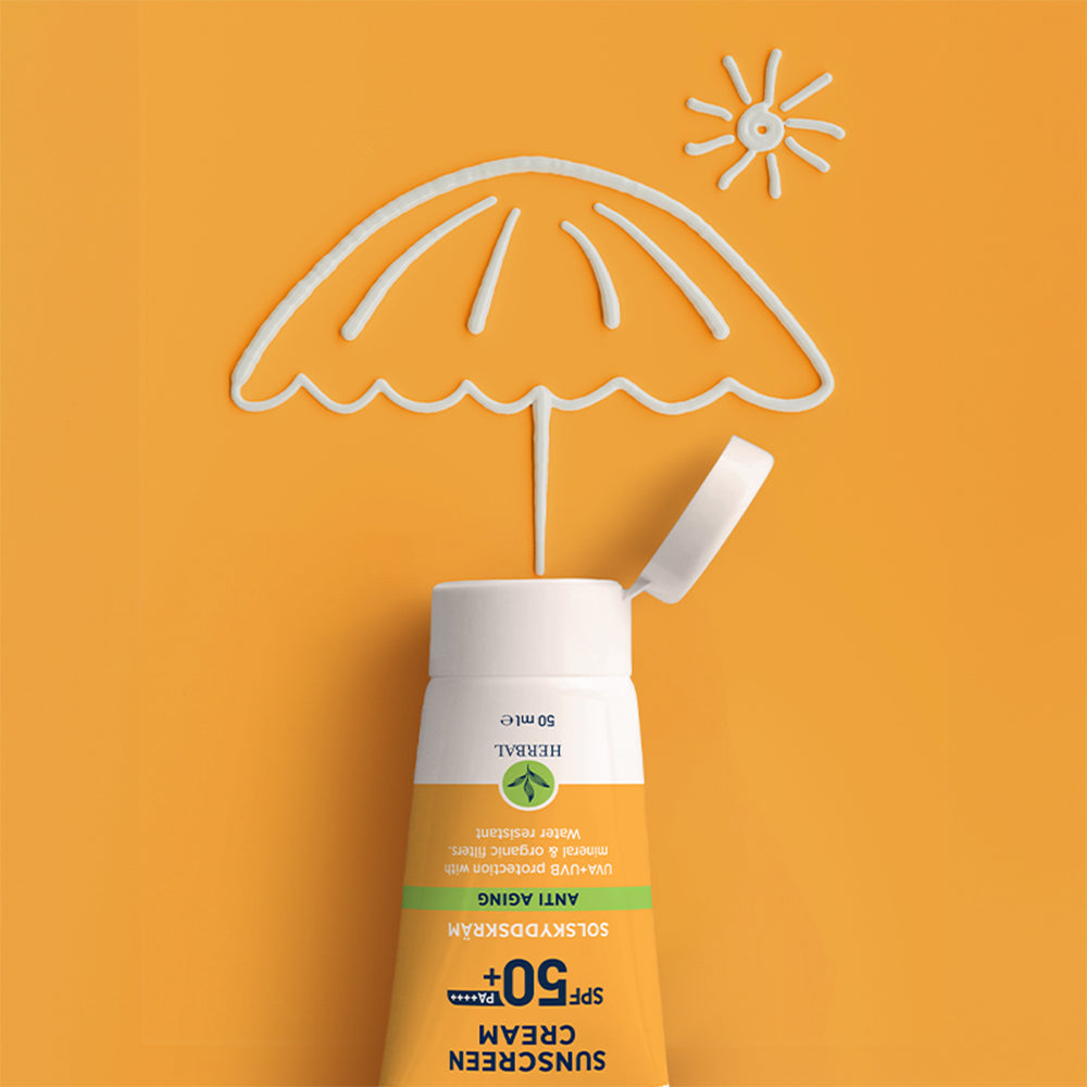 Herbal Solskyddskräm För Anti-age  Spf 50+