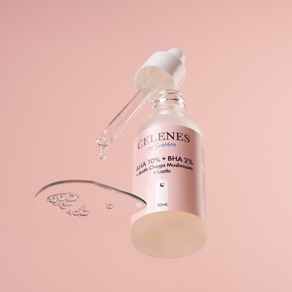 Rena Aha 10 % + Bha 2 % + Mjölksyra + Arktisk Chaga-Svamp