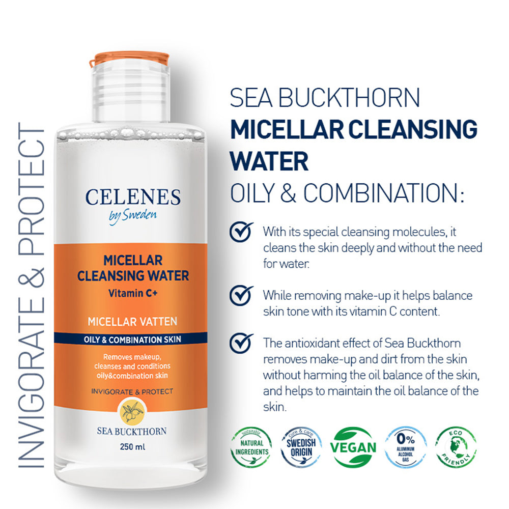 Sea Buckthorn Micellar Rengöringsvatten