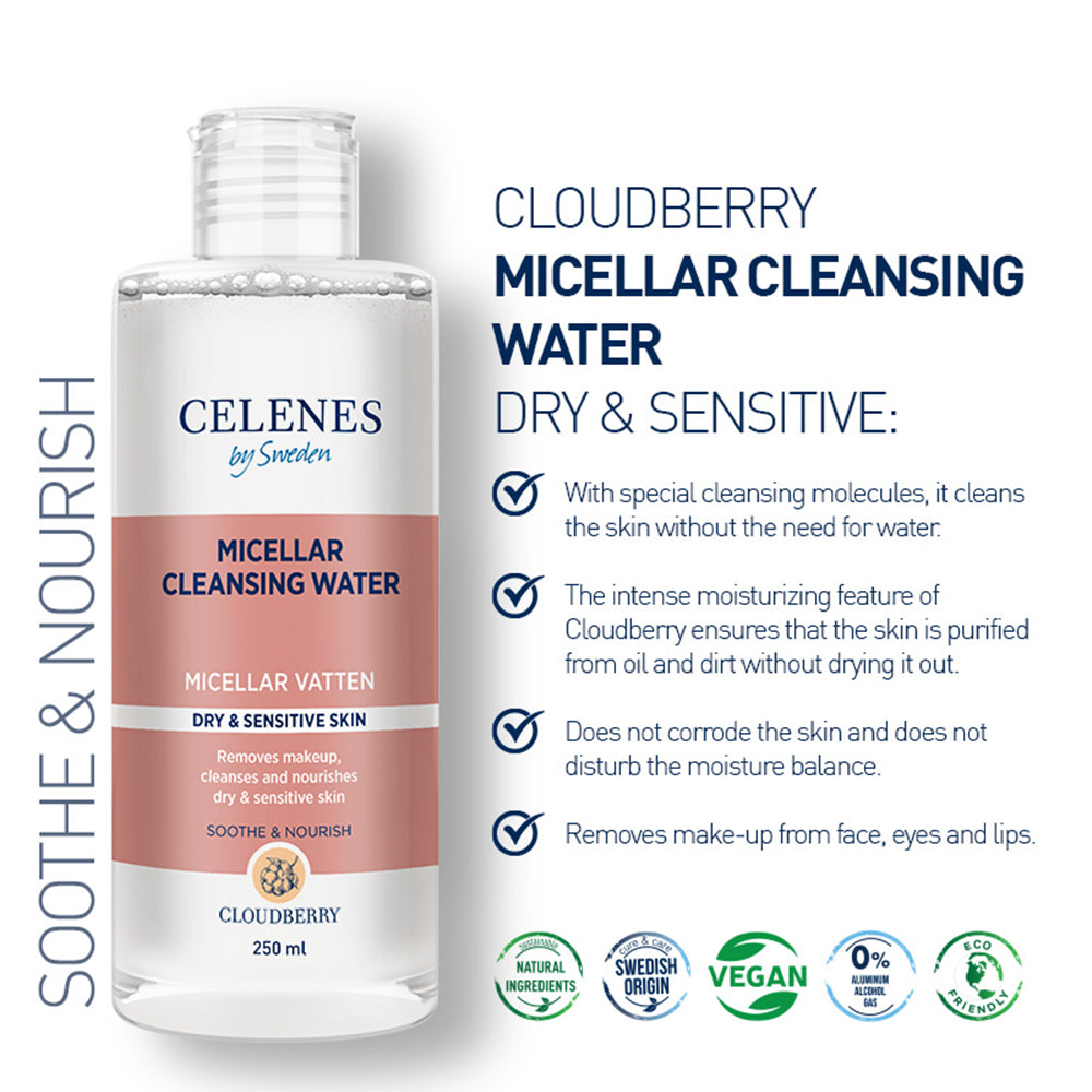 Cloudberry Micellar Rengöringsvatten