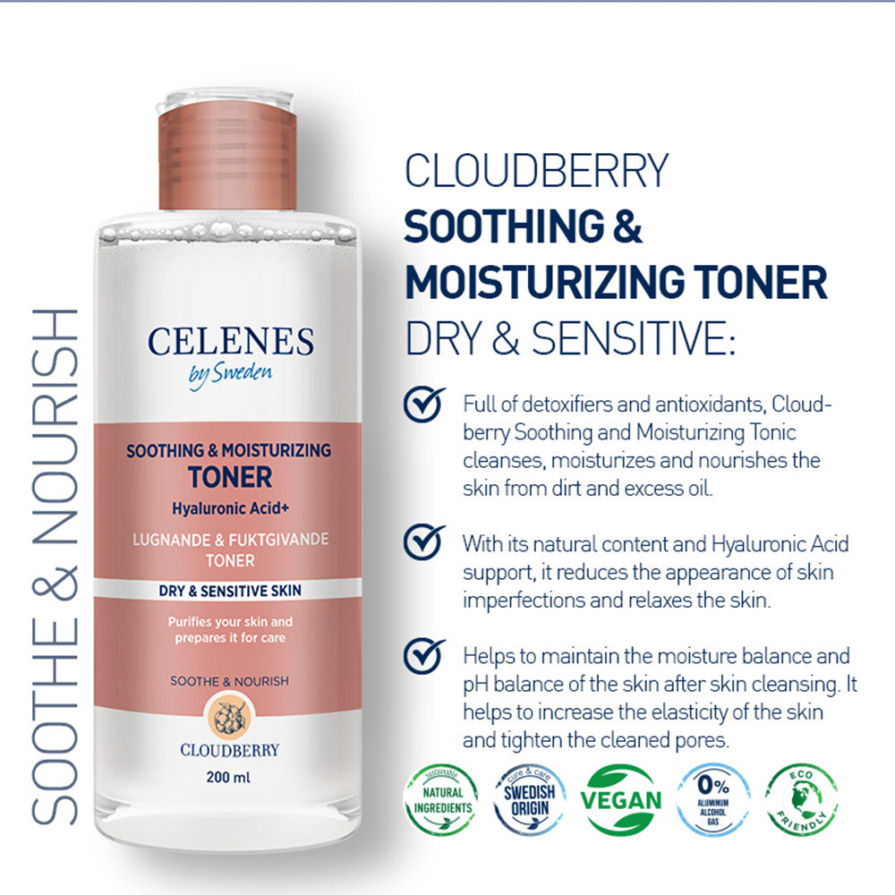 Cloudberry Lugnande & Fuktgivande Toner