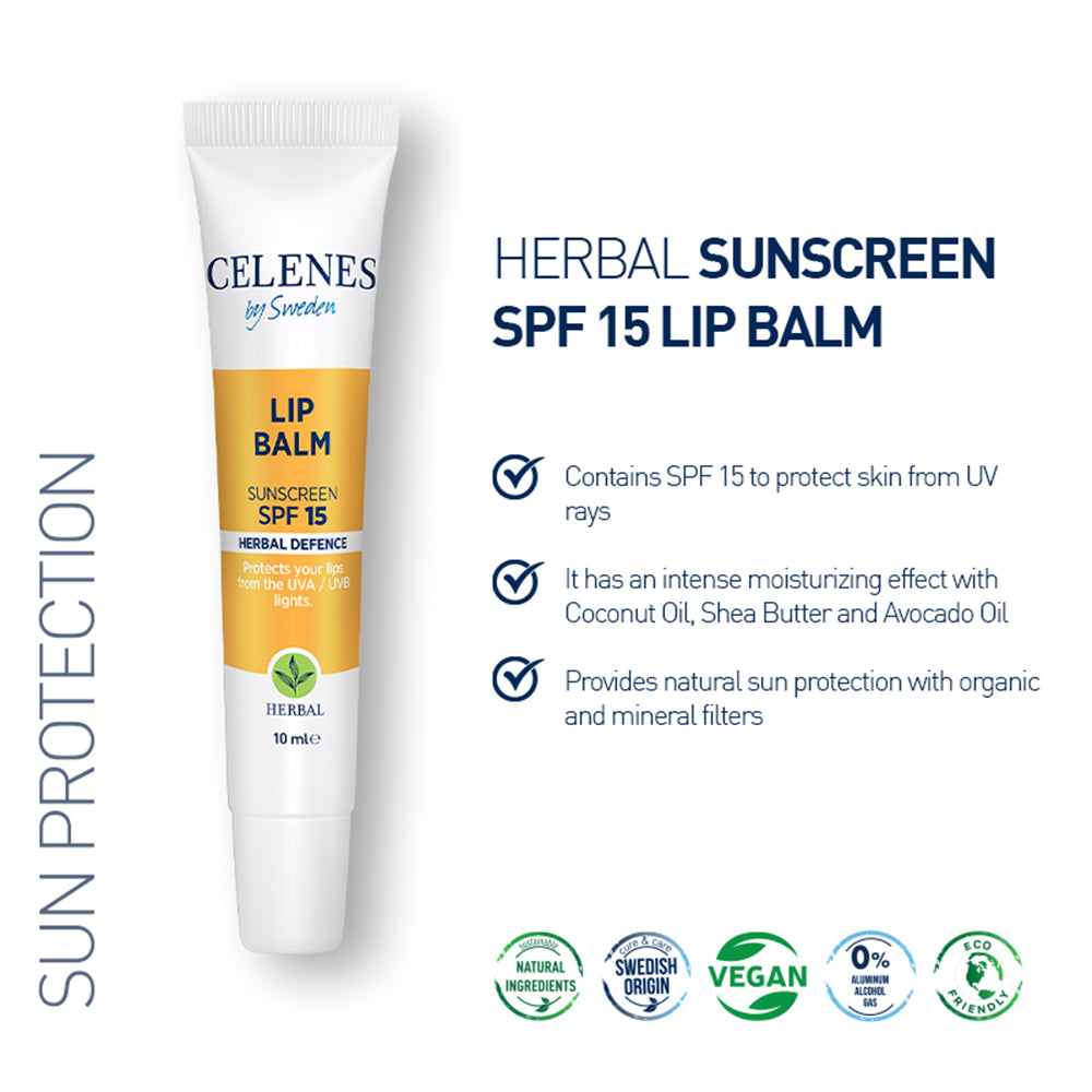 Herbal Solskydd Läppbalsam Spf 15
